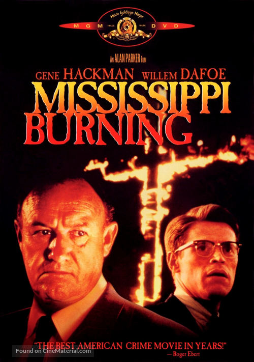 Mississippi Burning - DVD movie cover