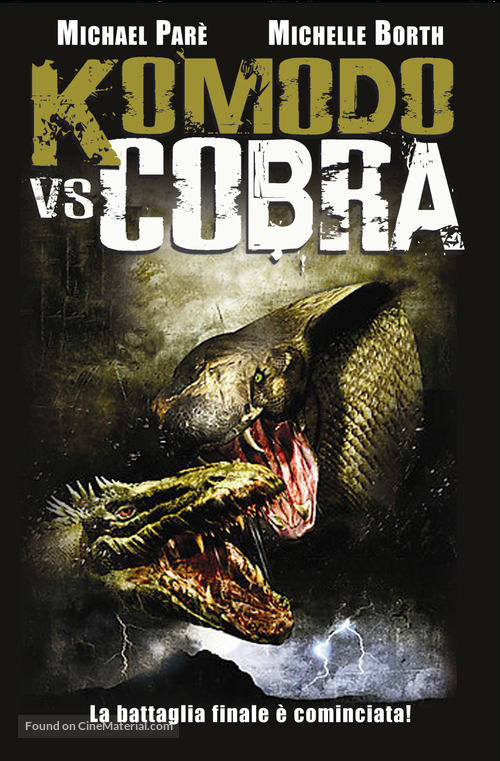 Komodo vs. Cobra - Italian DVD movie cover
