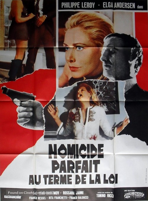 Un omicidio perfetto a termine di legge - French Movie Poster