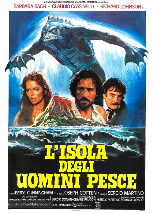 L&#039;isola degli uomini pesce - Italian Movie Poster