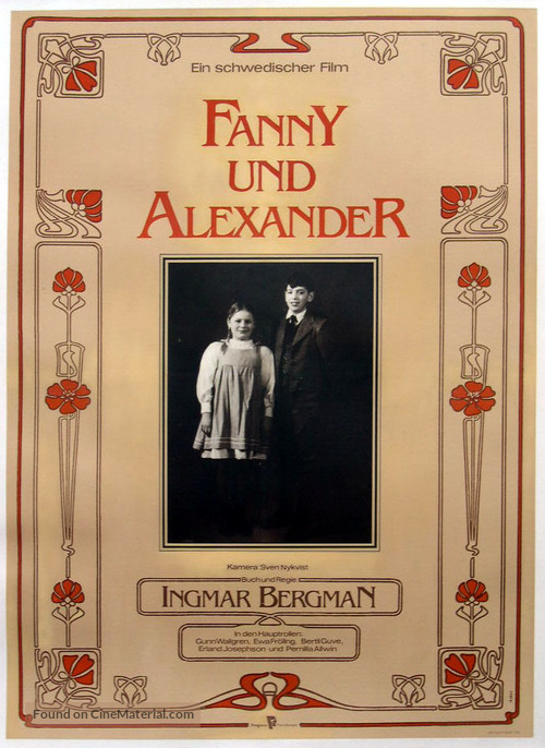 Fanny och Alexander - German Movie Poster