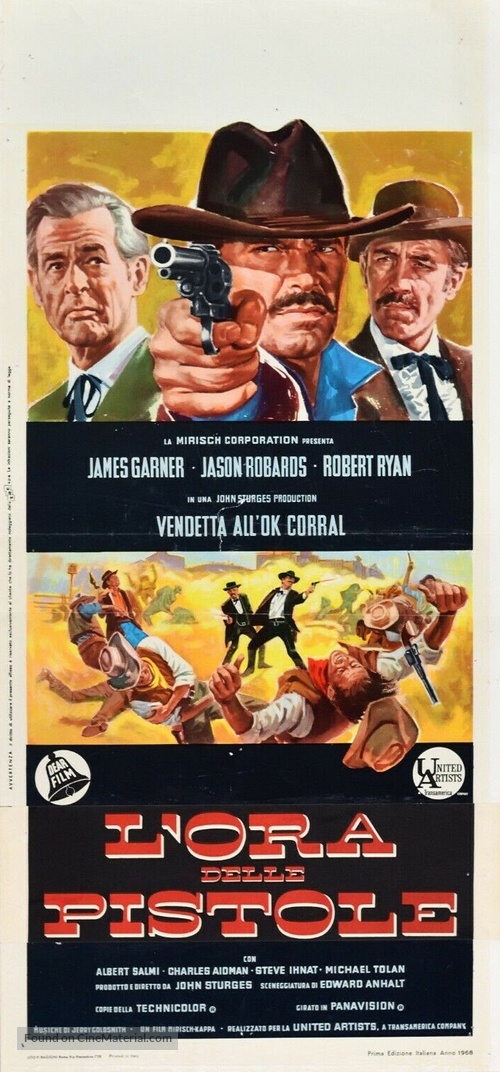 Hour of the Gun - Italian Movie Poster