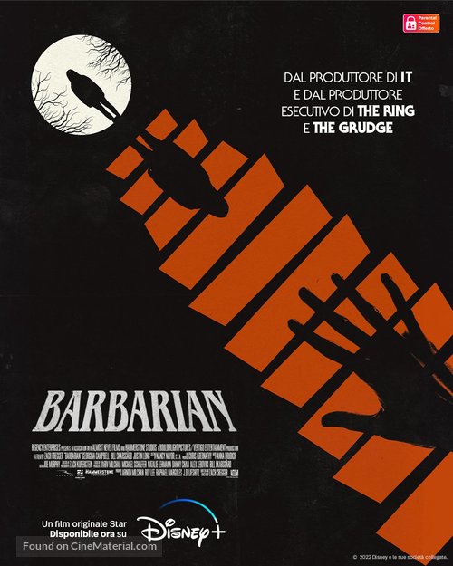 Barbarian - Italian Movie Poster