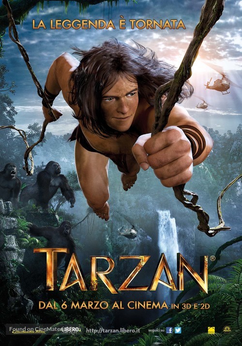 Tarzan - Italian Movie Poster