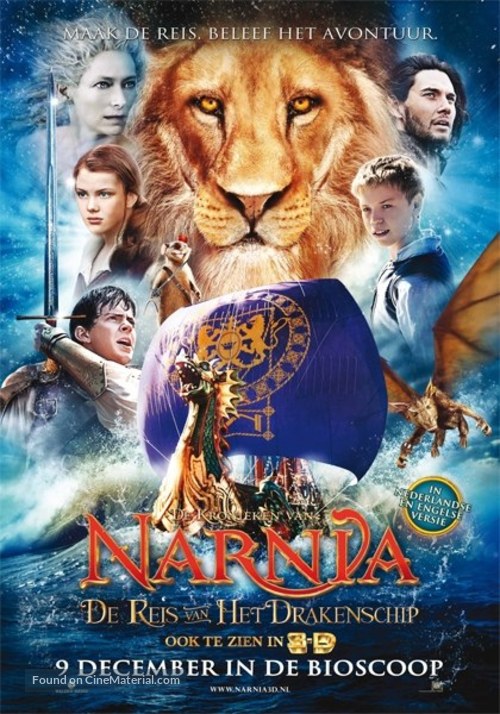 The Chronicles of Narnia: The Voyage of the Dawn Treader - Belgian Movie Poster