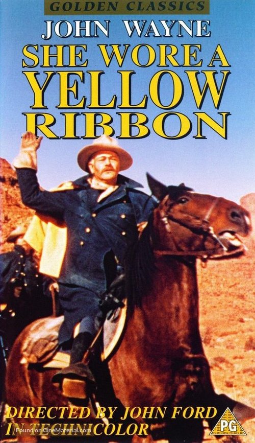 She Wore a Yellow Ribbon - British Movie Cover