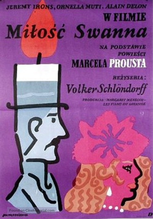 Un amour de Swann - Polish Movie Poster