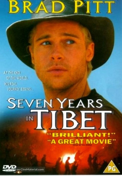 Seven Years In Tibet - British DVD movie cover