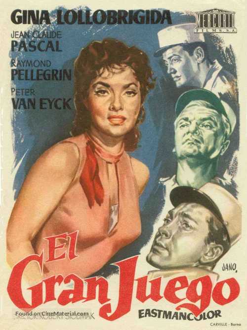 Le grand jeu - Spanish Movie Poster