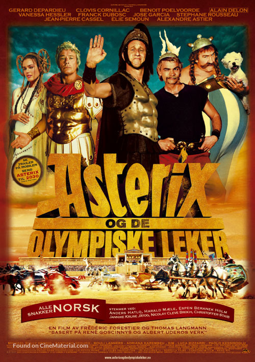 Ast&egrave;rix aux jeux olympiques - Norwegian Movie Poster