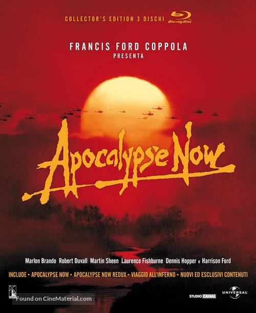 Apocalypse Now - Italian Blu-Ray movie cover