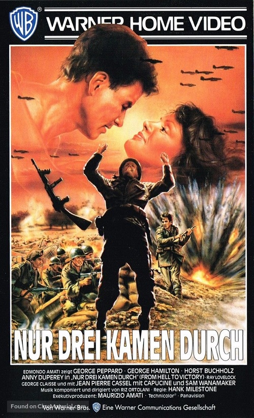 From Hell to Victory - German VHS movie cover