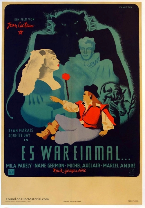 La belle et la b&ecirc;te - German Movie Poster
