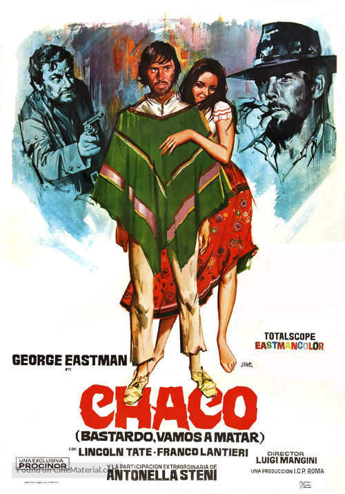 Bastardo, vamos a matar - Spanish Movie Poster