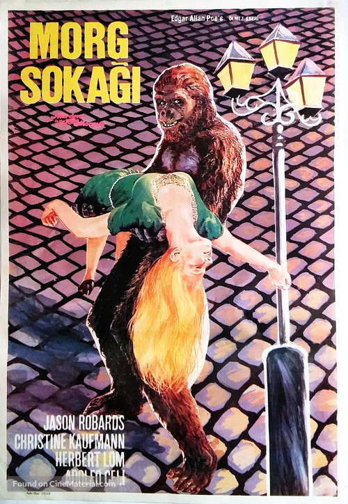 Murders in the Rue Morgue - Turkish Movie Poster