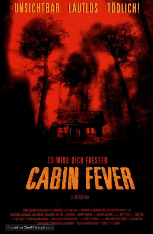 Cabin Fever - German Movie Poster