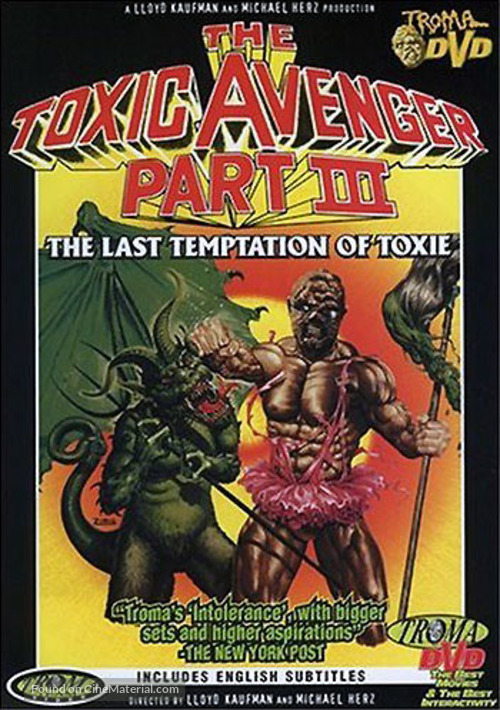 The Toxic Avenger Part III: The Last Temptation of Toxie - Movie Cover