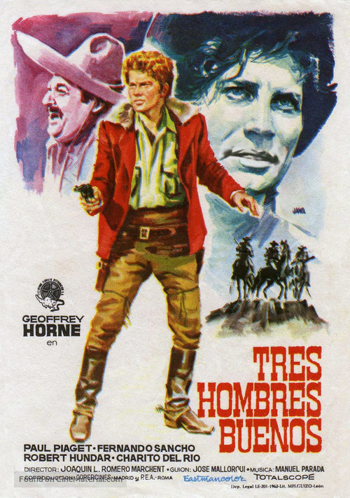 Tres hombres buenos - Spanish Movie Poster