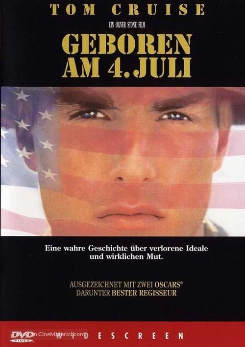 Born on the Fourth of July - German DVD movie cover