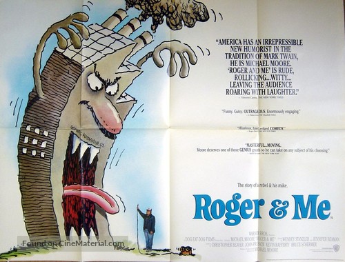 Roger &amp; Me - British Movie Poster