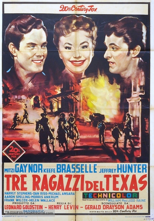 Three Young Texans - Italian Movie Poster