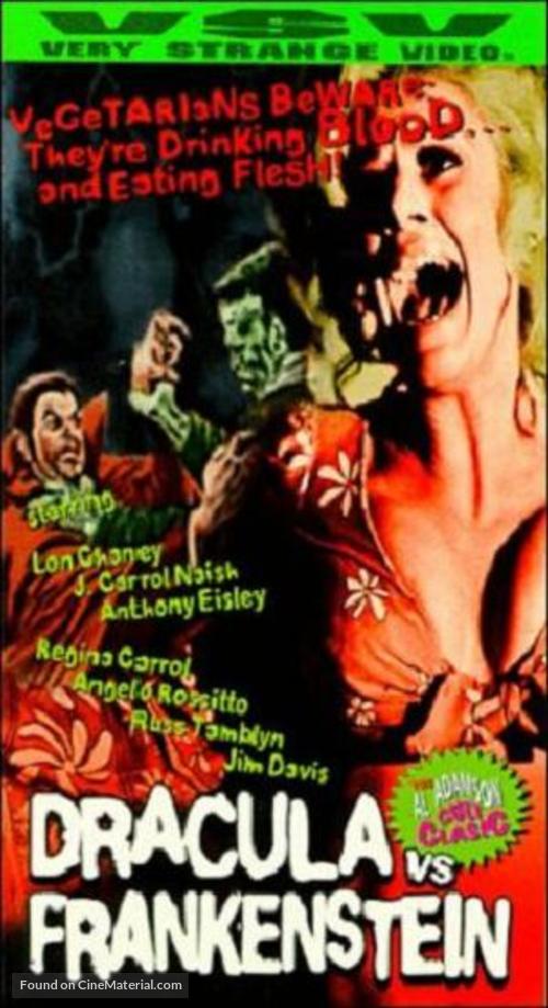 Dracula Vs. Frankenstein - VHS movie cover