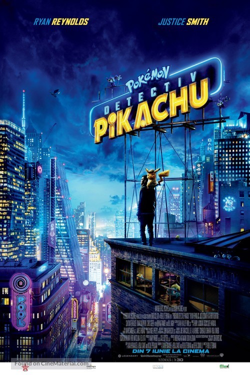 Pok&eacute;mon: Detective Pikachu - Romanian Movie Poster