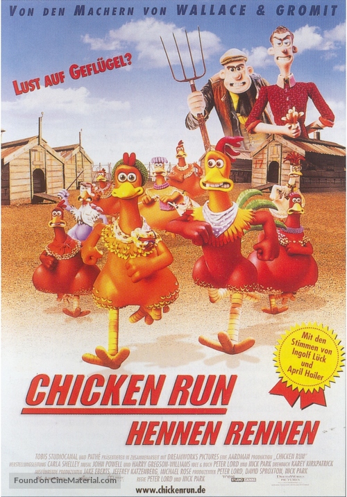 Chicken Run - German Movie Poster