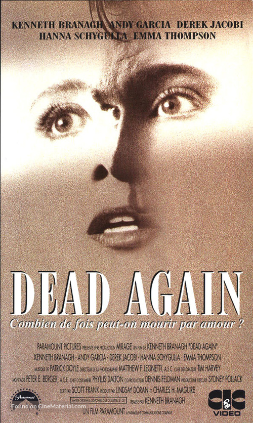 Dead Again - French VHS movie cover