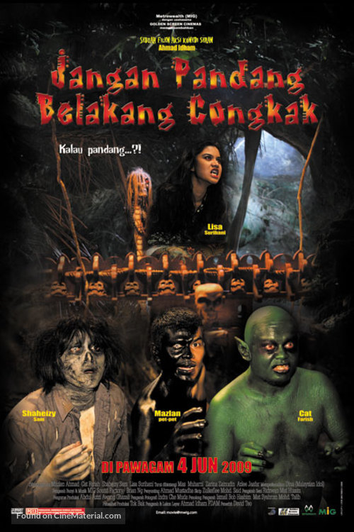Jangan pandang belakang congkak - Malaysian Movie Poster