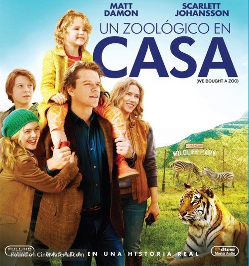 We Bought a Zoo - Mexican Blu-Ray movie cover