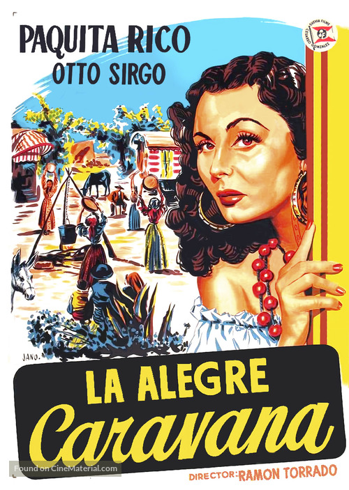 La alegre caravana - Spanish Movie Poster