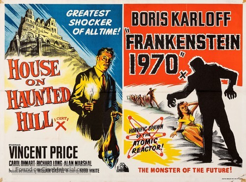 House on Haunted Hill - British Combo movie poster