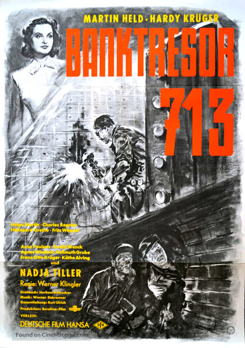 Banktresor 713 - German Movie Poster