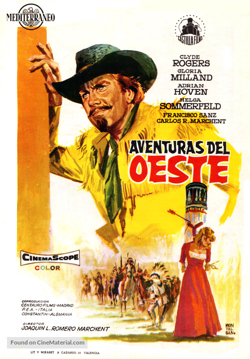 Aventuras del Oeste - Spanish Movie Poster