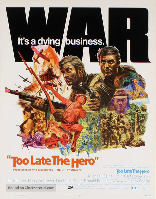 Too Late the Hero - Movie Poster
