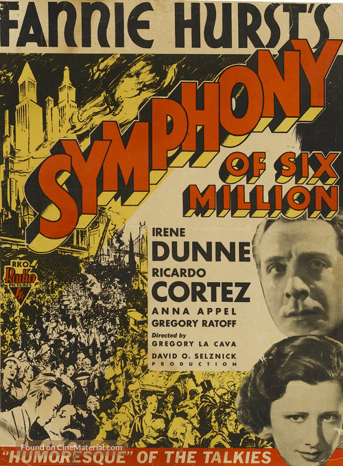 Symphony of Six Million - Movie Poster