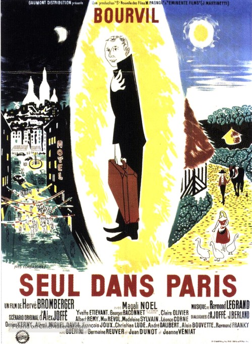 Seul dans Paris - French Movie Poster