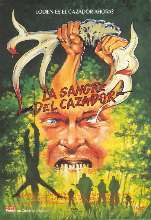 Hunter&#039;s Blood - Spanish Movie Poster
