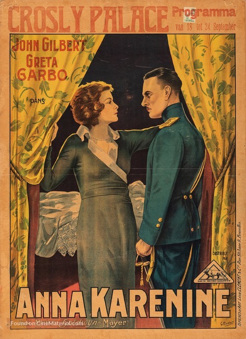 Anna Karenina - Belgian Movie Poster