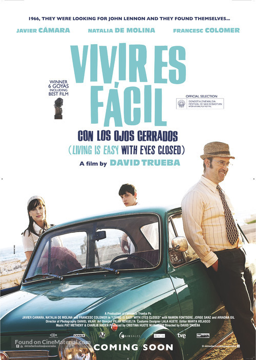 Vivir es f&aacute;cil con los ojos cerrados - Movie Poster