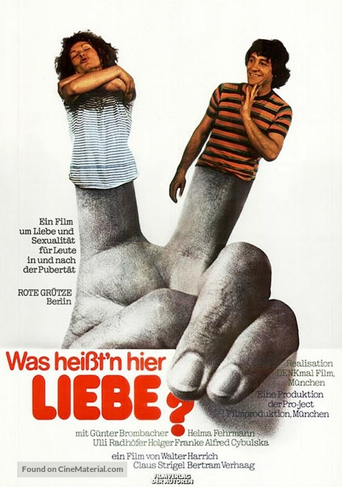 Was hei&szlig;t&#039;n hier Liebe? - German Movie Poster