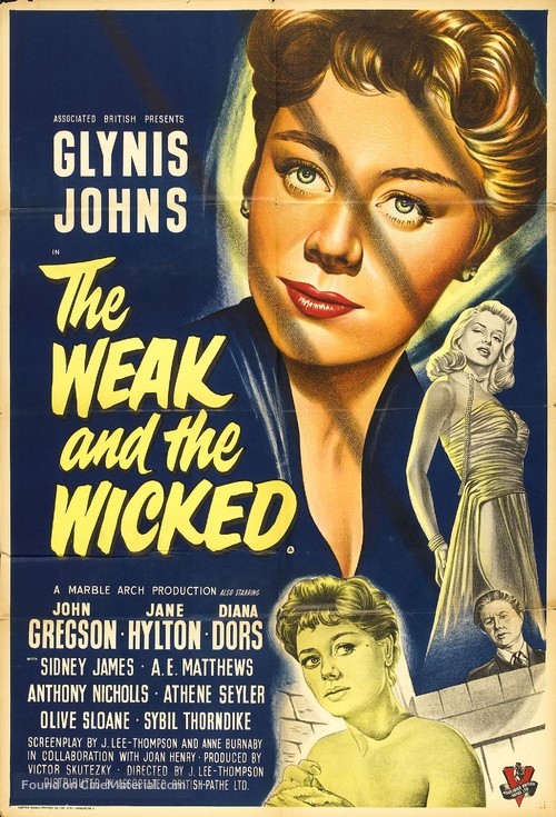 The Weak and the Wicked - British Movie Poster