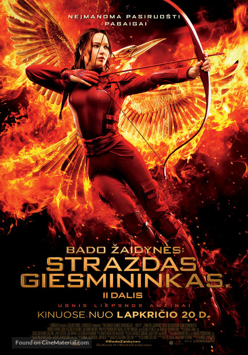 The Hunger Games: Mockingjay - Part 2 - Lithuanian Movie Poster