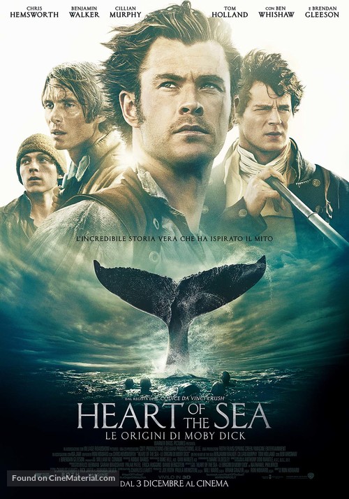 In the Heart of the Sea - Italian Movie Poster