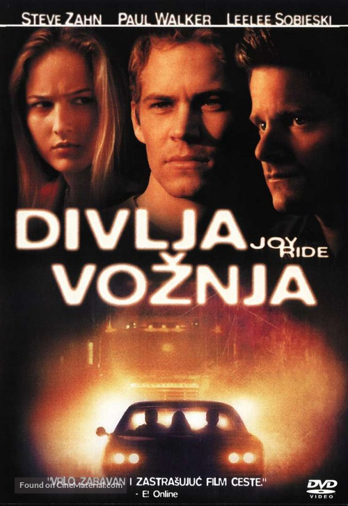Joy Ride - Croatian DVD movie cover