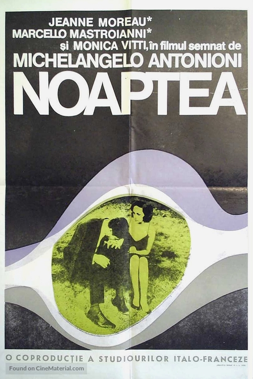 La notte - Romanian Movie Poster