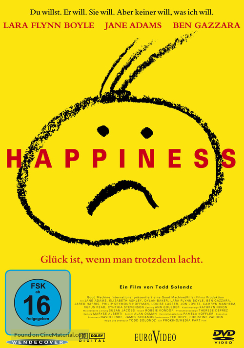 Happiness - German DVD movie cover