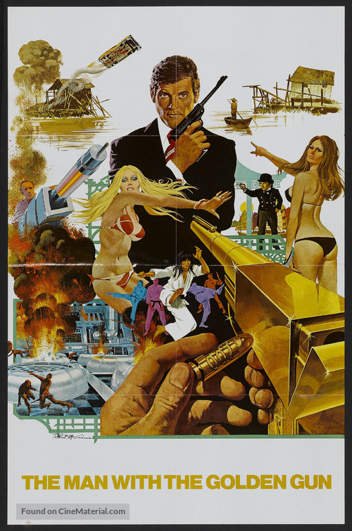 The Man With The Golden Gun (1974) teaser movie poster