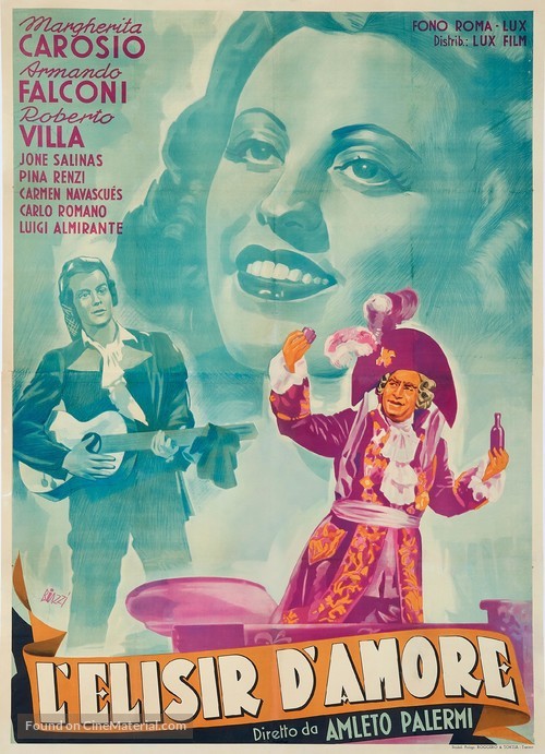 L&#039;elisir d&#039;amore - Italian Movie Poster